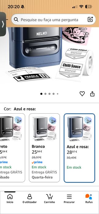 Impressora Nelko PM220 termica