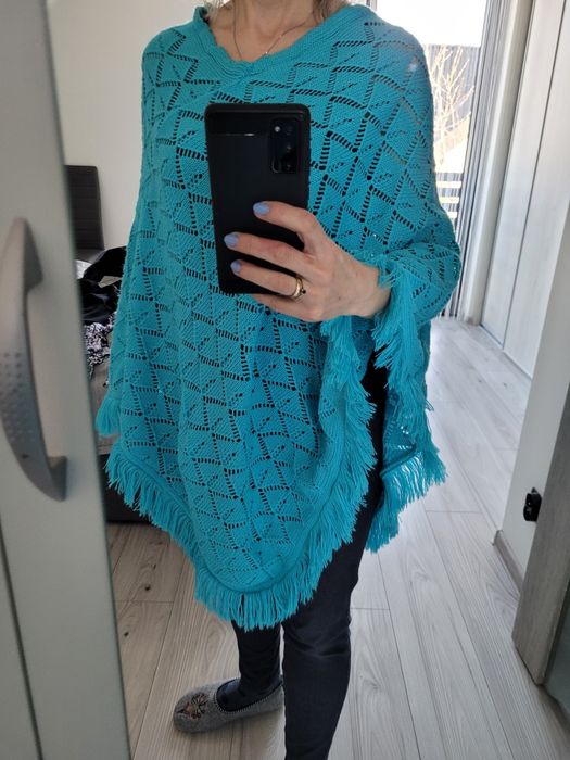 Ponczo wiosenno - letnie