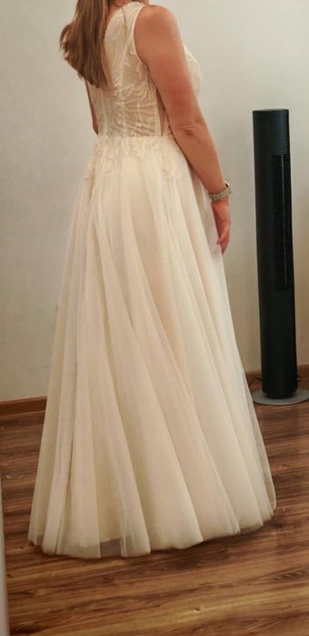 Suknia ślubna ecru roz.40/42