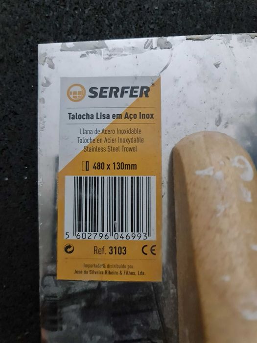 Talocha lisa em aço inox