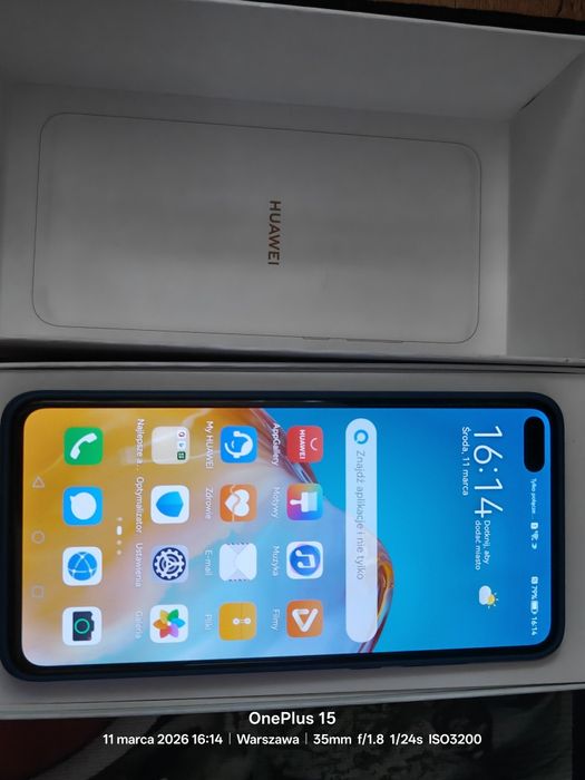 Huawei p40 DS 8/128 biały idealny stan