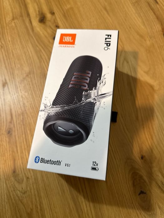 Аудіоколонка портативна JBL FLIP6 Black