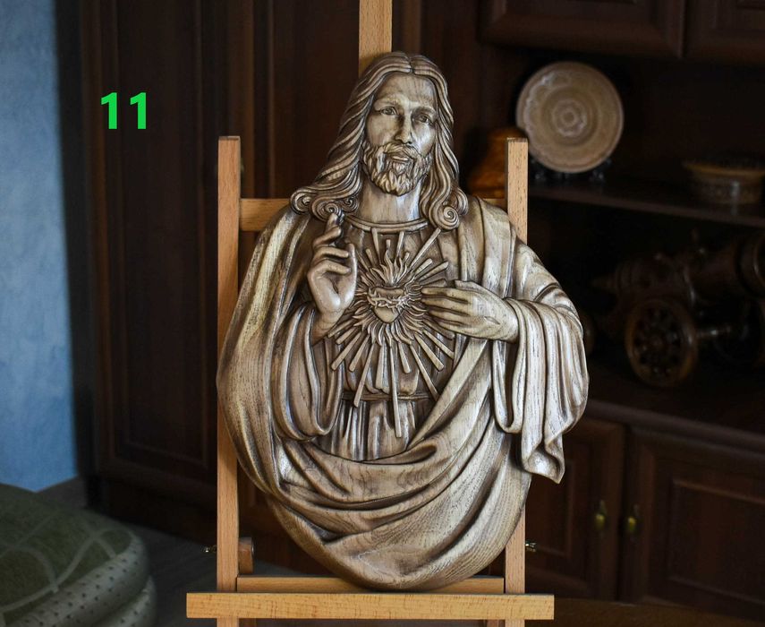 Панно з дерева, ікона, образ, Тайна Вечеря