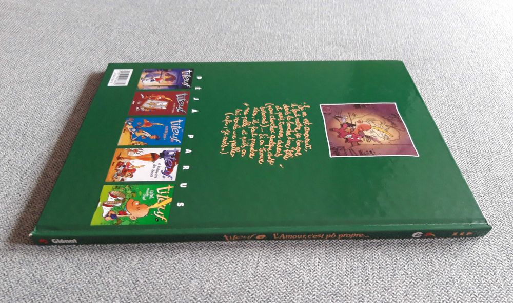 BD Titeuf "L'amour, c'est pô propre" de ZEP