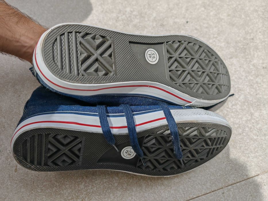 Converse All Star originais ganga azul escura 44