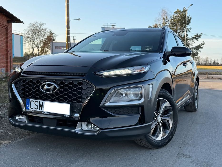 Hyundai Kona 2021r 1.6 hybryda LIFT Head Up  Led  Kamera 23% BRUTTO