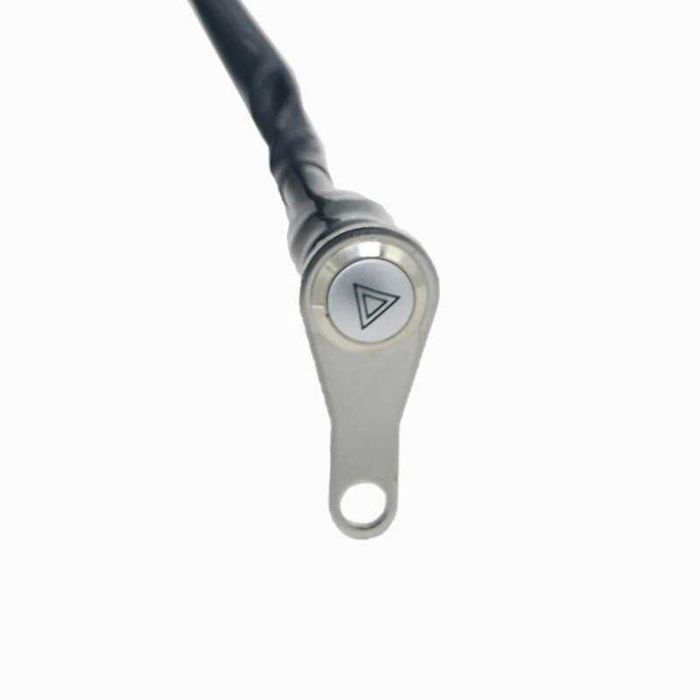 Botão Interruptor LED Vermelho 4 Piscas - Metal Auto-Bloqueio