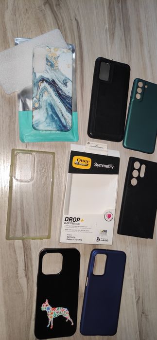 Etui gumowe Samsung xiaomi różne modele ochraniacze osłony plecki