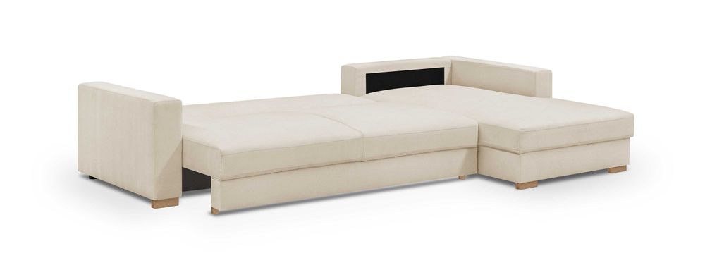 NOWA dostępna od ręki sofa NAROŻNA beżowa plamoodporna WYPRZEDAŻ MAG !