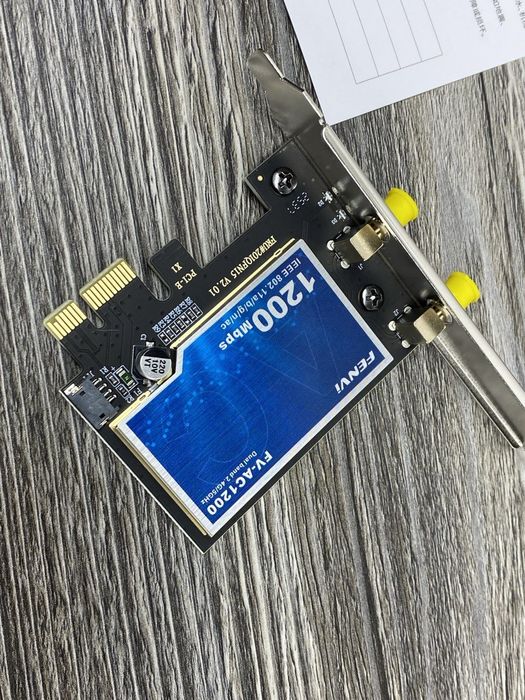 Мережева карта Fenvi FV-AC1200 PCI-E WiFi 2.4Ghz/5Ghz + Bluetooth 4.0