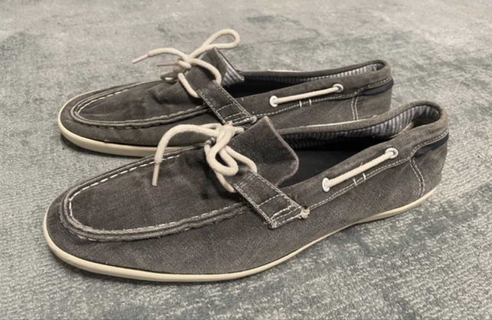 Zara mokasyny szare modne lato 41 męskie wygodne buty