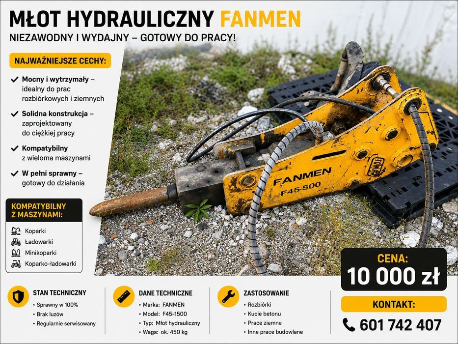 Młot hydrauliczny FANMEN