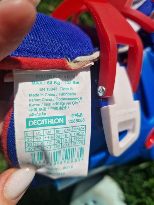 Rolki dziecięce z regulacją 30-32 Oxelo Decathlon