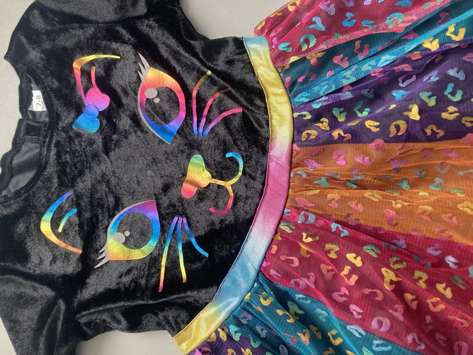 Strój karnawałowy przebranie kot kotek zwierzak 122/128 cm