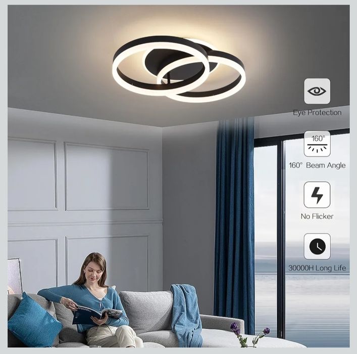 Amdeline lampa sufitowa led  pilot