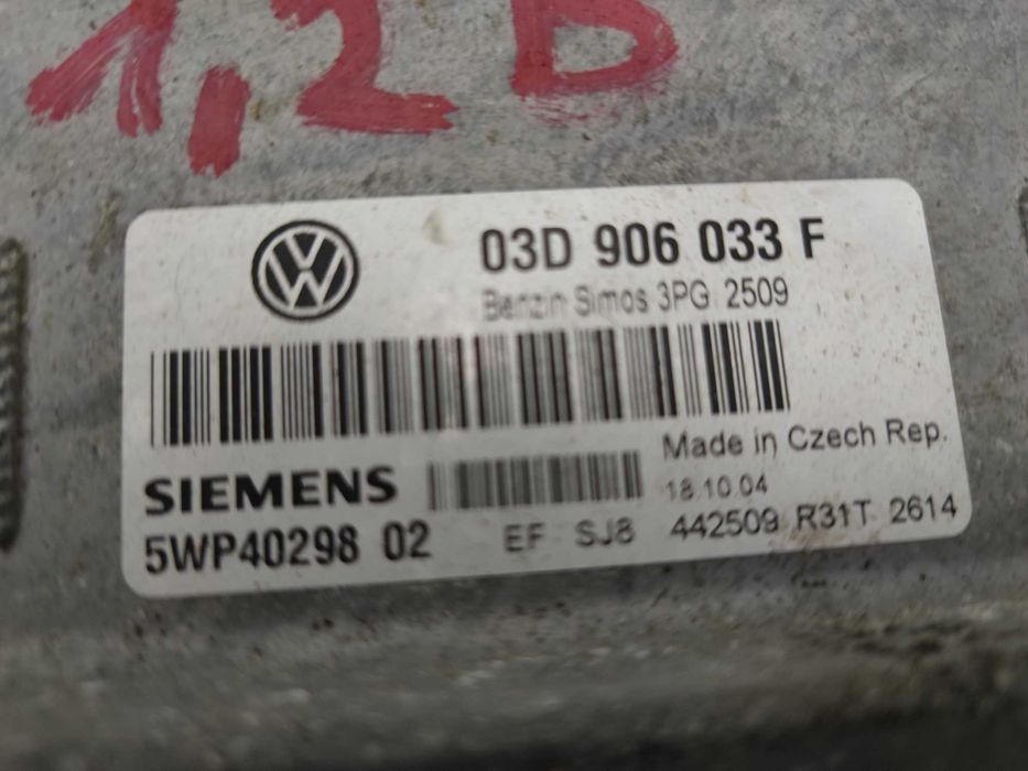 Komputer Sterownik Silnika Volkswagen Seat Skoda Audi