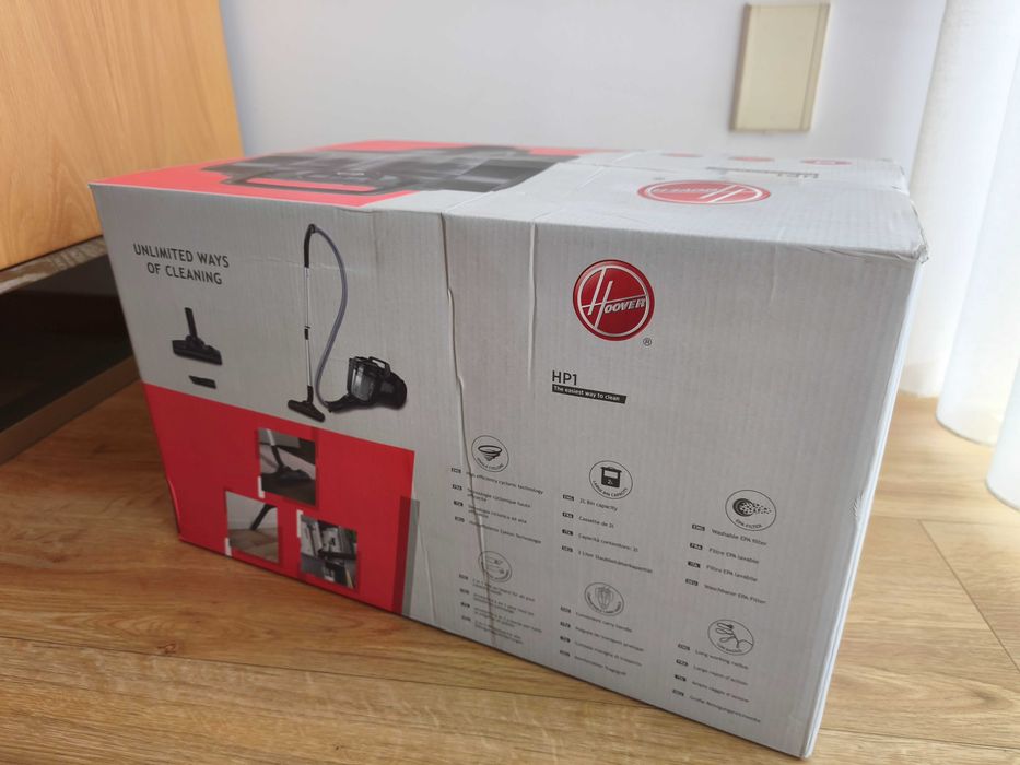 Aspirador sem saco Hoover HP105HM, novo caixa lacrada, garantia