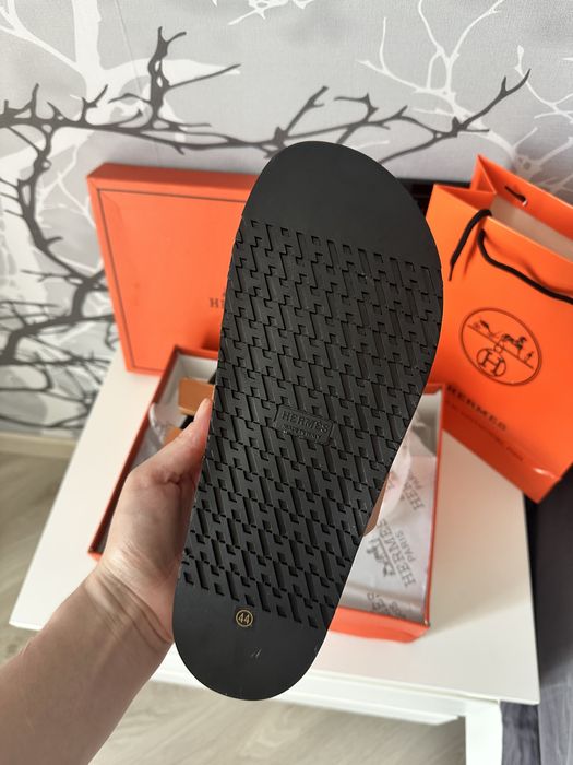 Тапки шльопанці Hermes 26,5 - 27 см