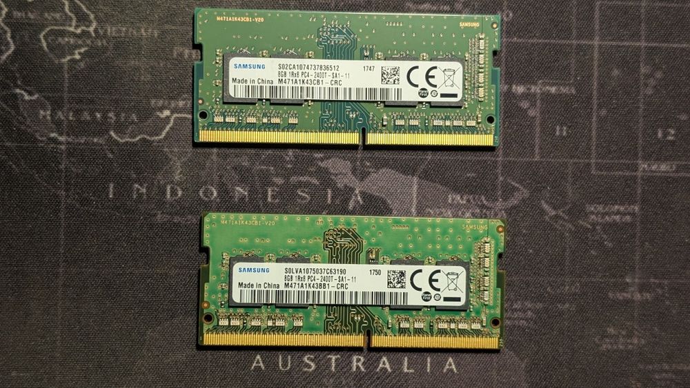 Pamięć RAM 16 GB (2x 8 GB) SAMSUNG DDR4 2400 MHz sodimm do laptopa