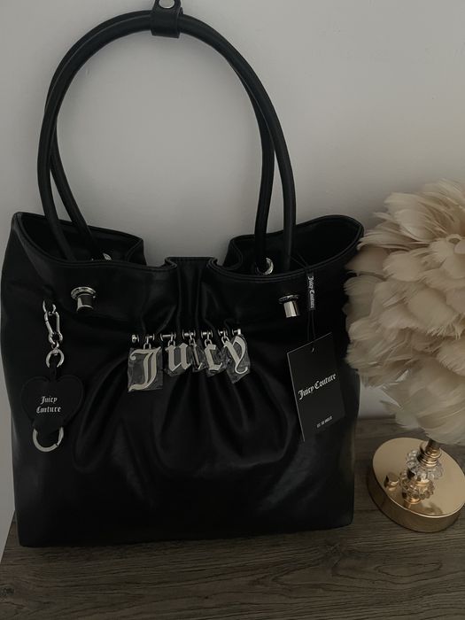 Torebka shopperka  A4Juicy Couture + breloczek