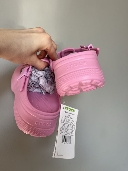 Уцінка Crocs mary jane pink 37, крокси мері джейн рожеві