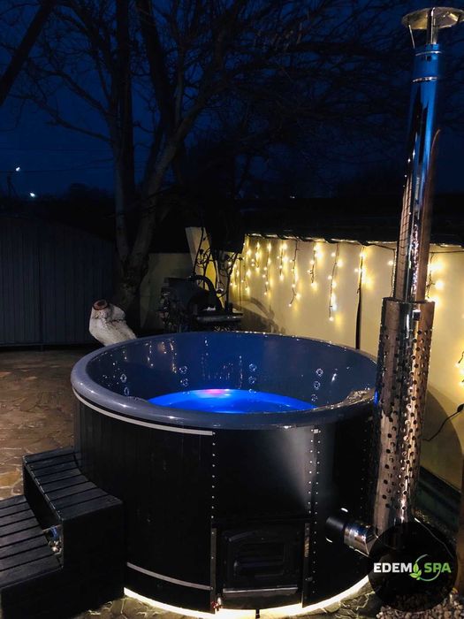 Купель для дому. Вулична СПА від виробника.  Чан карпатський.  Джакузі