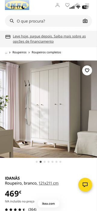 Roupeiro IKEA Branco