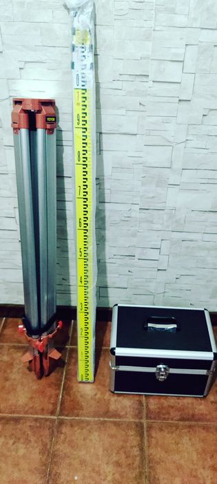 Kit Laser Rotativo + Tripé + Régua 5mt NOVO
