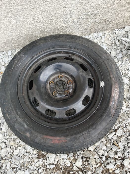 Koło zapas felga opona dojazdówka 5x100 r 15