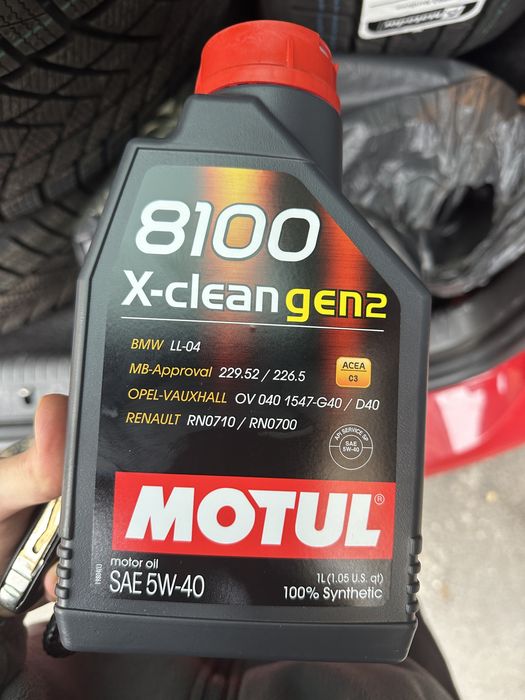 Motul 8100 X‑Clean Gen2 5W‑40