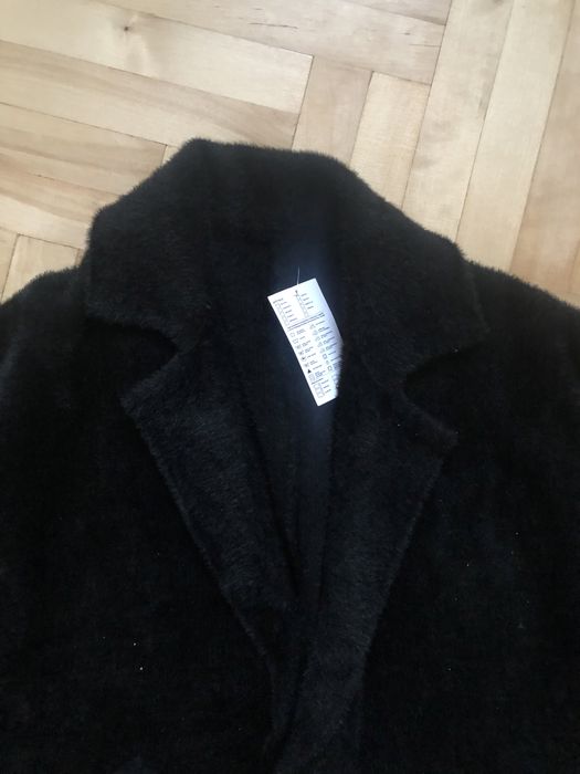 Płaszcz/ kurtka/ sweter oversize Alpaka, czarna