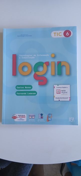 Livro escolar Login 6 - TIC 6.º ano