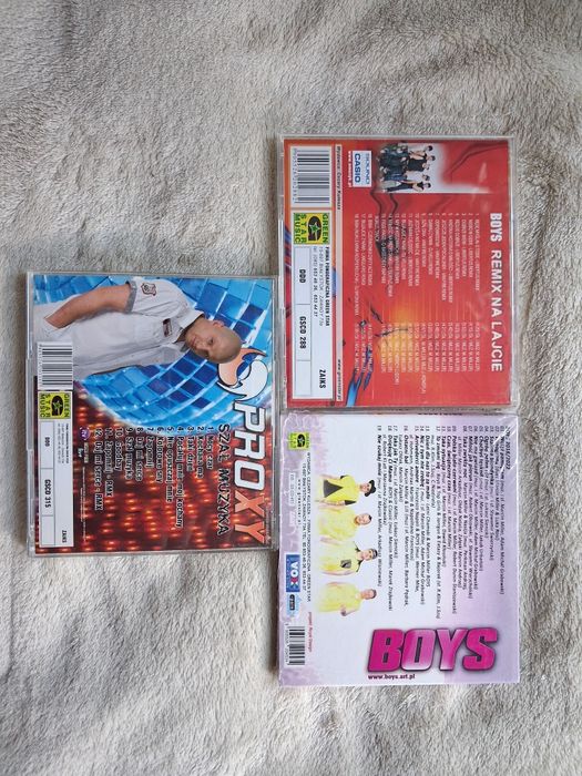 Zestaw 3 plyt CD disco polo - Boys,Proxy