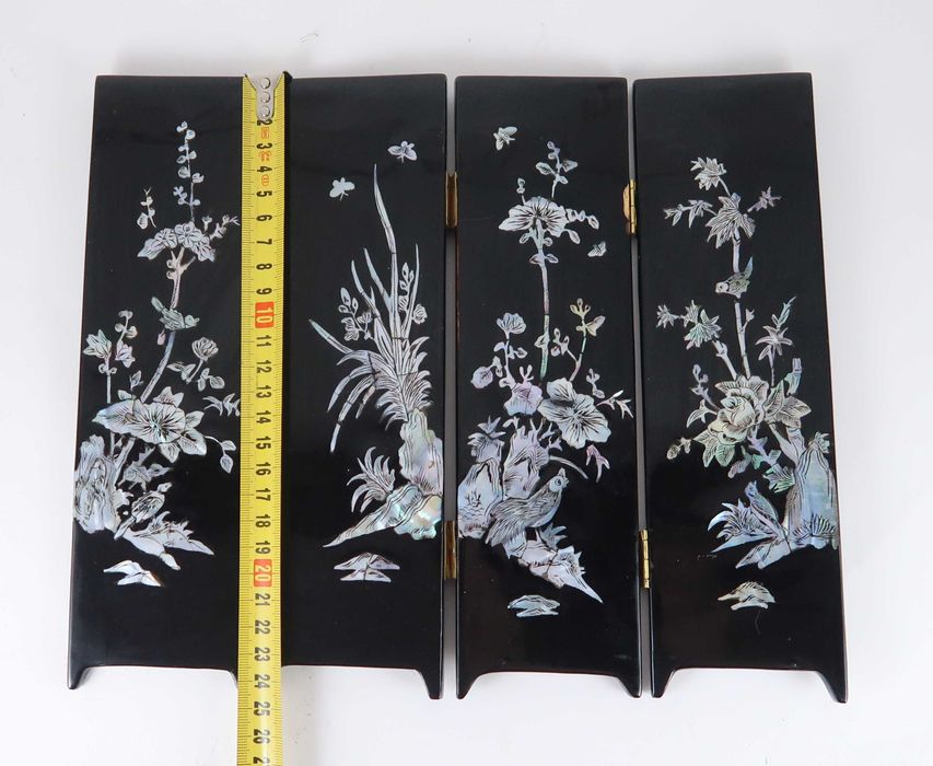 Biombo de mesa oriental lacado (Ref. 2)