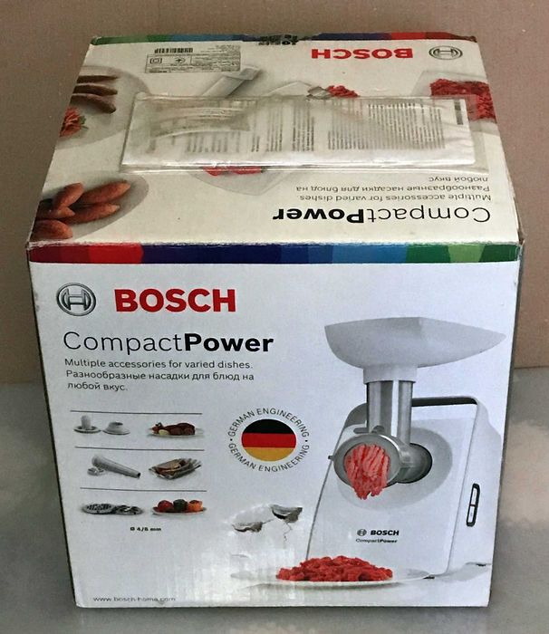 Мясорубка BOSCH MFW3520W, made in Poland, Original