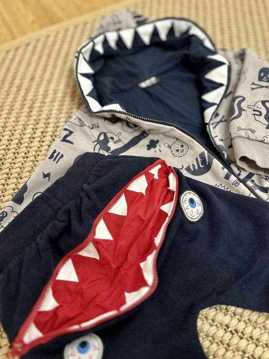 Zombie dash komplet bluza spodnie 4-5lat