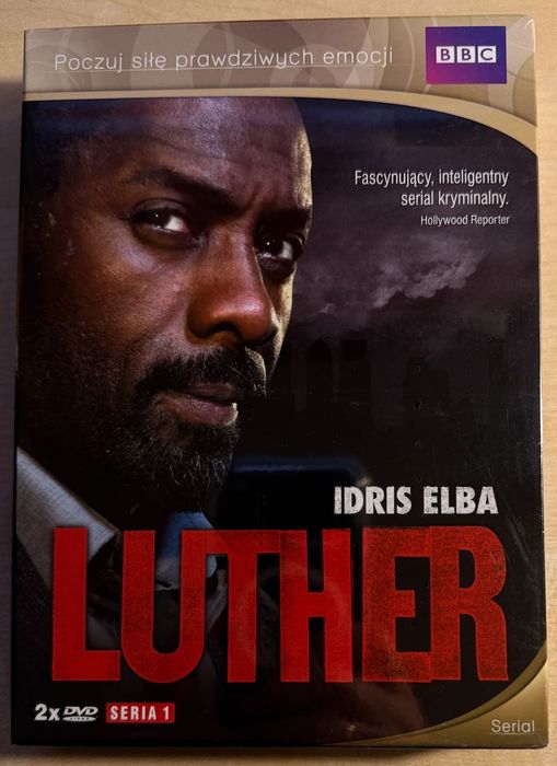 Luther DVD | Kompletny Pierwszy Sezon | NOWY W FOLII | Idris Elba | Lektor PL