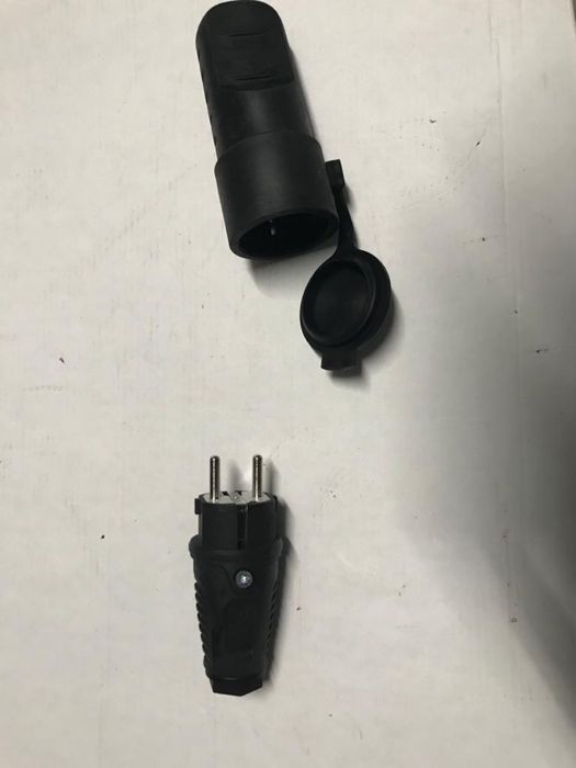 3 machos e três femeas para extensão monofásica á prova de água.