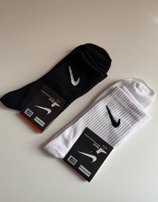 Skarpetki Nike nowe z metką czarne białe