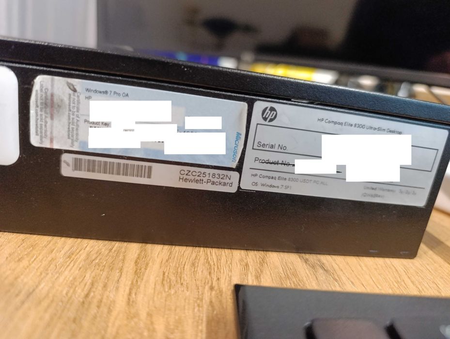 HP Compaq ELITE 8300 USDT i5-3470S, 256 GB SSD, 8GB RAM DDR3