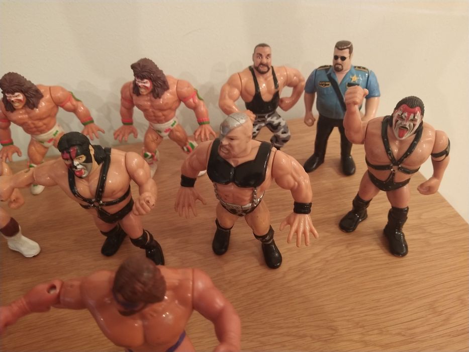 Vários bonecos da WWF - Anos 90