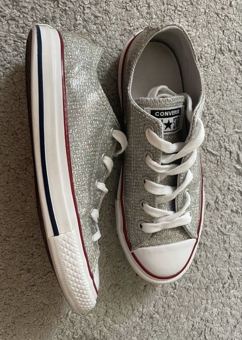 Оригінальні кеди CONVERSE All Star сріблясті