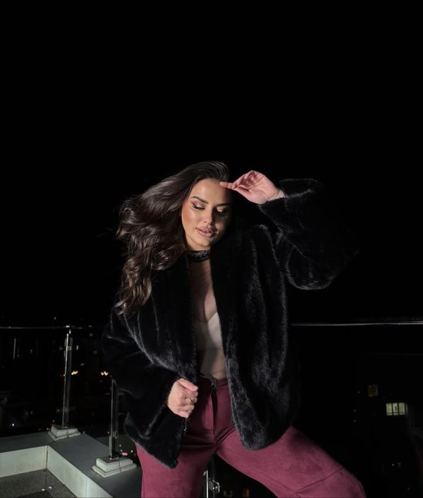 Эко шуба под норку, большой размер