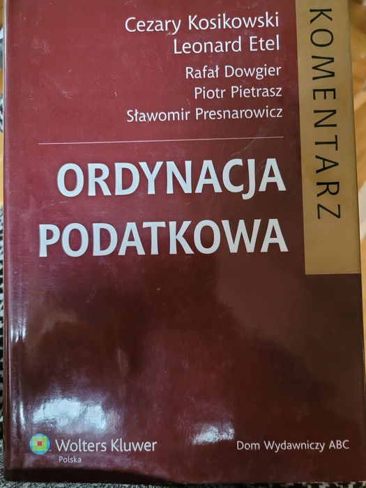 Ordynacja podatkowa Komentarz 2006