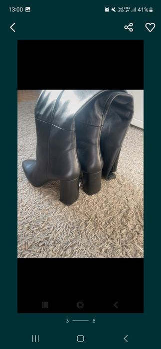 Kozakinza kolano Zara 39 skóra naturalna