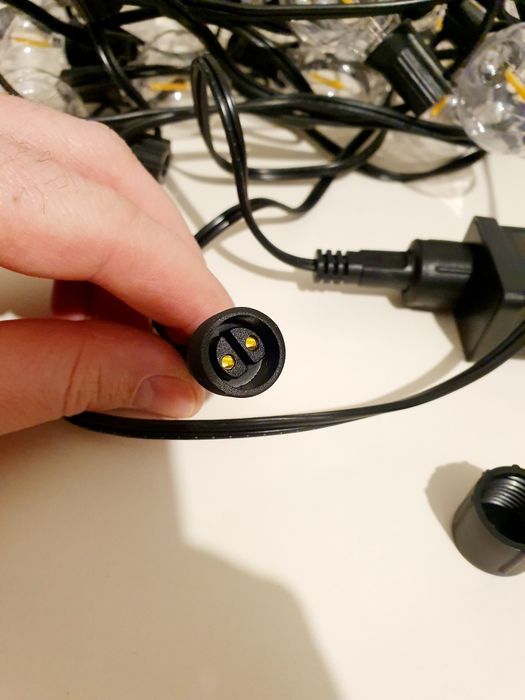 Lampki Girlanda 25 żarówkę led, długość 10m