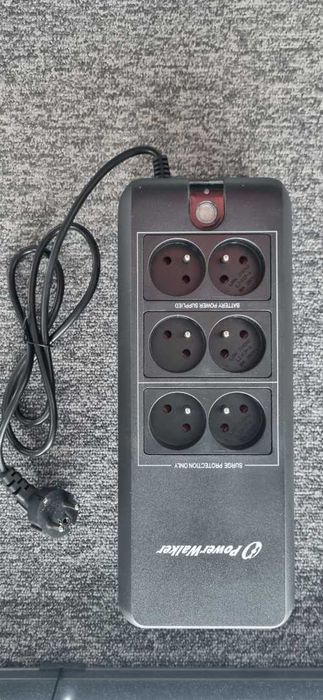 UPS PowerWalker VFD 600 APFC FR 6 -00VA 300W bez akumulatora - 3 szt