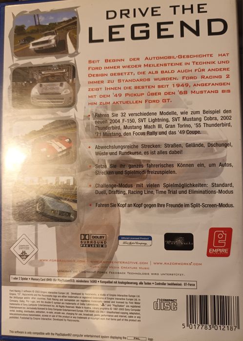 Ford Racing 2 PlayStation 2