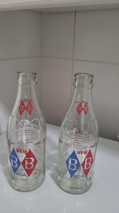 Garrafas pirogravadas de refrigerante BB Bem Boa (Coporel e Madibel)