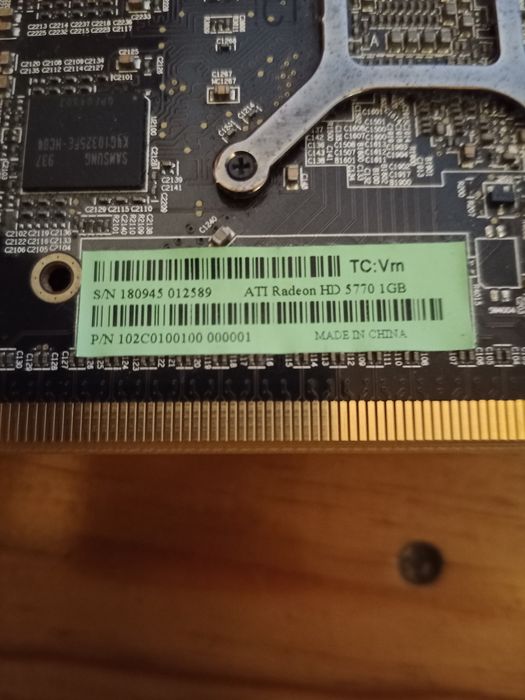ATI RADEON HD5770 graphics card64585229406083122